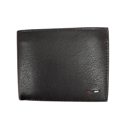 Cartera Piel Caballero 12x9cm Marron