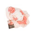 Bebe Reborn Naroa Con Manta Y Muñequito  Arias 45cm.