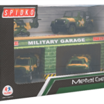 Garaje 4 Vehiculos Militares Metalicos