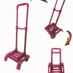 Carro Portamochilas Plegable Fuxia 28x28cm.