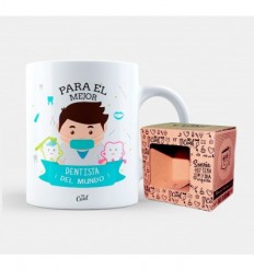Taza Ceramica Mr.Cool para el mejor dentista del mundo
