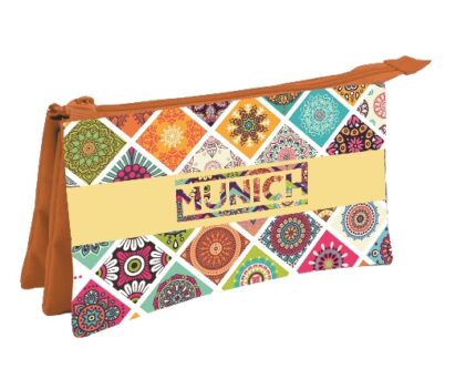 Portatodo Triple Munich Rombo 21x12.5cm.