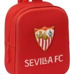 Mochila Guarderia 3D Bolsillo Red Sevilla Fc 22X10X27Cm