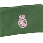 Portatodo Triple Real Madrid Chica Caqui 22x3x12cm