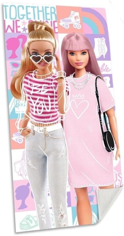 TOALLA BARBIE ALGODON 140X70CM