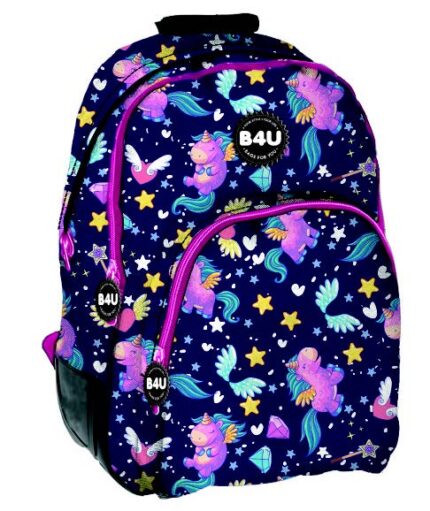 Mochila Gr. Cantoneras De Goma B4U Unico 41Cm