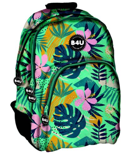 Mochila Gr. Cantoneras De Goma B4U Flore 41Cm