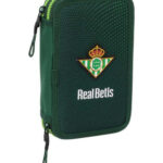 Plumier Doble Pqñ 28 Pcs Water Resistant Real Betis Balompie 19,5x12,5x4cm