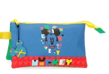 Portatodo Triple Mickey Disney 22x12x5cm.