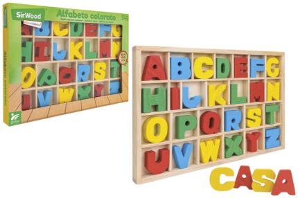 Letras Del Alfabeto De Madera 52 Uds