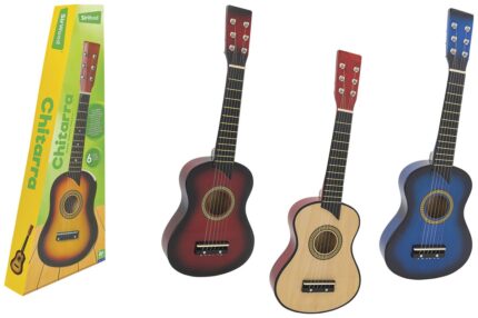 Guitarra Madera 63 Cm 4 Col.