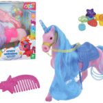 Caballo Unicornio Animal Flocked Cm12 2Col C/Acc