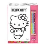 Libreta Creativa Colorear Con Lapices Hello Kitty - Imagen 2