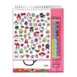 Libreta Creativa Colorear Con Lapices Hello Kitty - Imagen 3