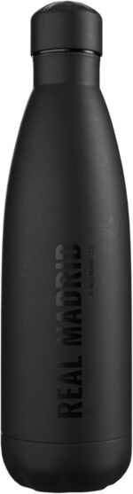 Botella Real Madrid Negra Rubberizada Doble Pared 550ml - Imagen 2