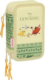 Plumier Triple 37 Pcs Mufasa 12.5X5.5X19.5Cm