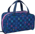 Neceser Rectangular Benetton Damero 31X14X19Cm - Imagen 2