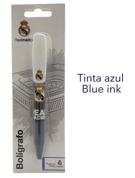 01BP-32-RM_-_copia Boligrafo Con Clip Real Madrid - Imagen 1