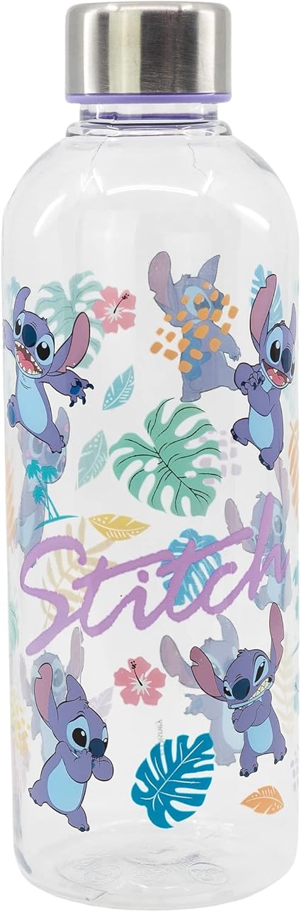 Botella de Agua Reutilizable de Plástico de 850 ml de Stitch