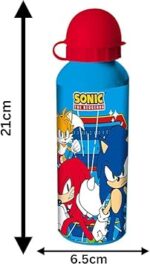 Cantimplora Aluminio 500Ml Surtido 3 Dise?os Sonic - Imagen 2