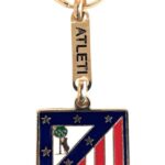 Llavero Atletico De Madrid Dorado