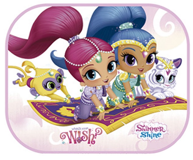 8430957115427 Set 2 Parasoles Coche Shimmer and Shine - Imagen 1