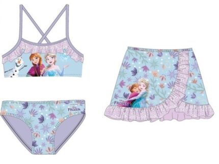Bikini + Pareo Frozen Disney 3 Und. T.3/4-5/6-7/8