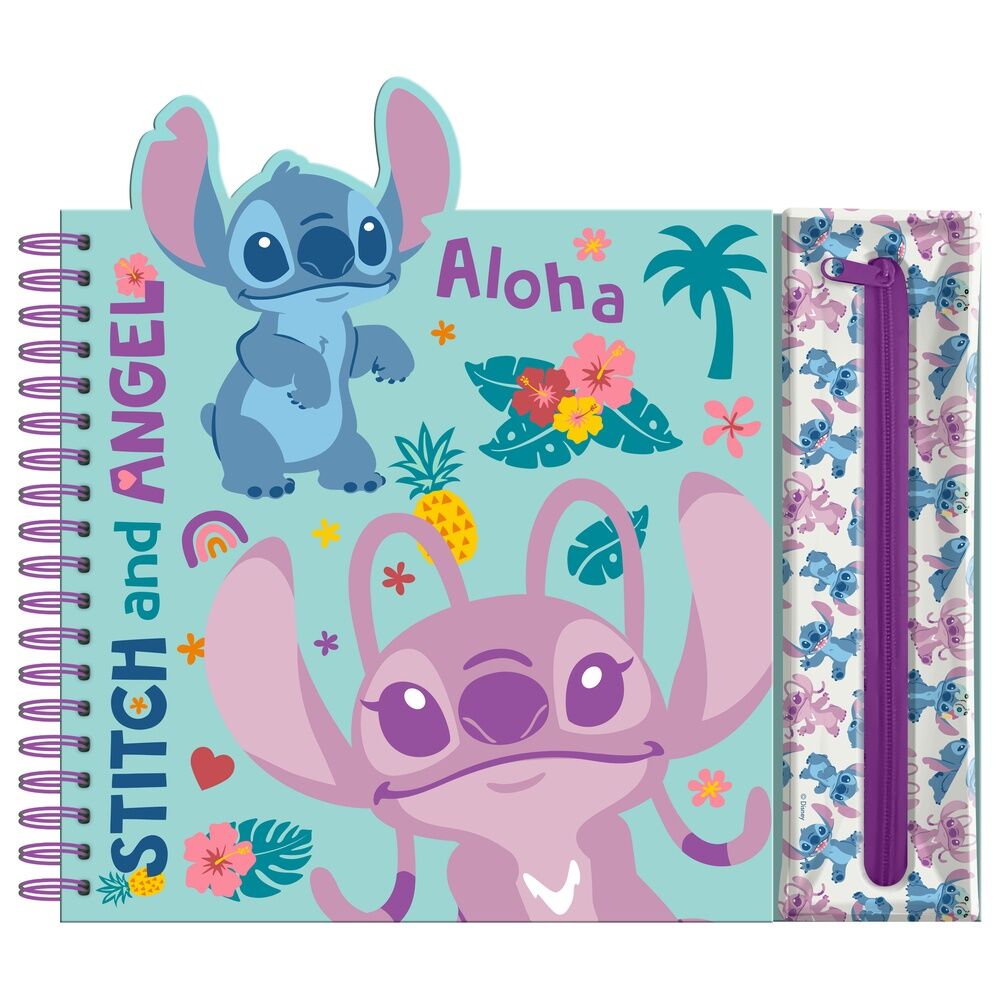img_384975_9d84a21dc5a25c4b5c85f6ccb0a5d709_1 Cuaderno Actividades Con Estuche Removible Stitch Disney - Imagen 1