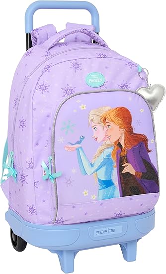 Mochila Grande con Ruedas Compact  Extraíble FROZEN SPIRIT  33x22x45 cm