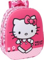 Mochila 3D HELLO KITTY 3D 27x10x33 cm