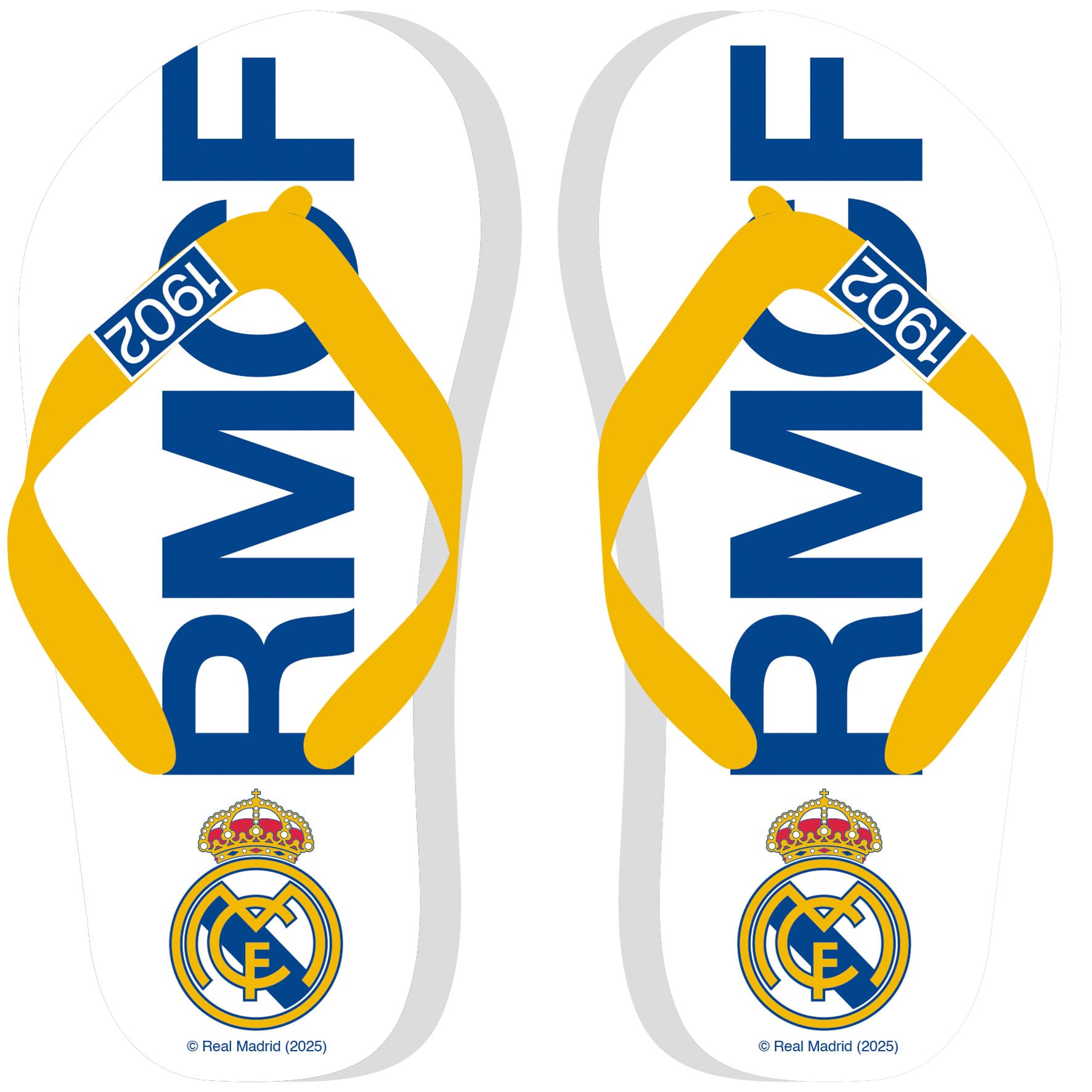 8430957171898.jpg Chanclas Del Real Madrid Cf 6Und T.38-39-40-41-42-43 - Imagen 1