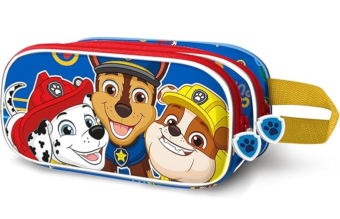 8436615537105 Estuche Portatodo 3D Doble Karactermania La Patrulla Canina Cool 22 x 10 cm - Imagen 1