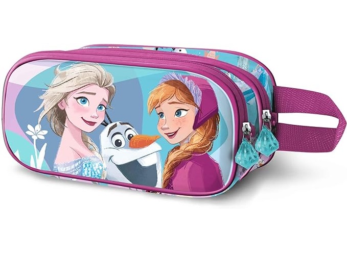 8436615537105 Estuche Portatodo 3D Doble Disney Frozen 2 Family 22 x 10 cm - Imagen 1