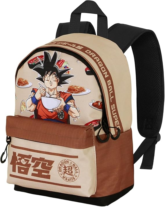 8445118084108.jpg Mochila Pequeña HS FAN Dragon Ball (Bola de Dragón) Goku Foodie 25 x 35 cm - Imagen 1