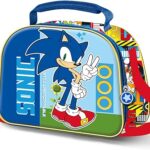 Bolsa Portamerienda 3D Unisex Kids, Sonic The Hedgehog – SEGA 26 x 20 cm