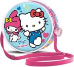 Bolso Redondo Sanrio Unisex Kids, Azul Hello Kitty 7x18,5x18,5 cm