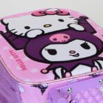 Mochila 3D con Ruedas Pequeña Karactermania Sanrio Hello Kitty Playful 26 x 34 cm - Imagen 3