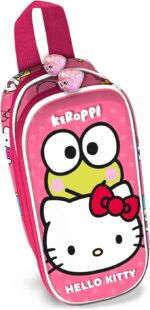 Estuche Portatodo 3D Doble Karactermania Sanrio Hello Kitty Funny 22 x 10 cm