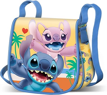 8445118085327.jpg Bolso Muffin Mini Unisex Kids, Azul Lilo y Stitch Disney 6x17x16cm - Imagen 1