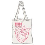 Bolsa Shopping Hello Kitty Friends 41x38,5cm100% algodón.