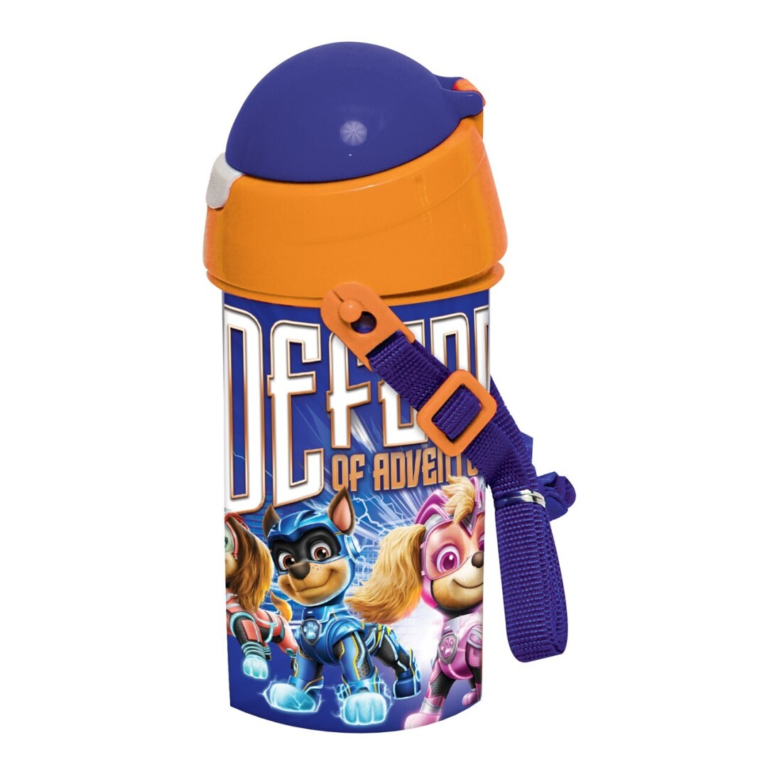 X2PL00005553 Botella Patrulla Canina Con Tapón a Presión y Colgador 500 ml. - Imagen 1