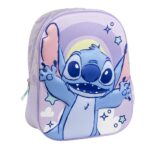Mochila 3D Stitch 31x25x10cm.