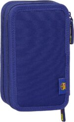 Plumier Doble con Colores F.C Barcelona Black con 29 Útiles Incluidos 12.5x4x19.5 cm - Imagen 2