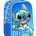 Mochila Mediana 3D Stitch Blue 31Cm