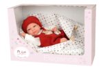 Muñeca Elegance 40cm Cris Naranja C/Saco de Dormir ( Muñeco de Peso)