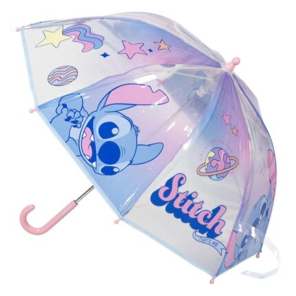 Paraguas Manual Poe Burbuja Stitch Disney 45cm.
