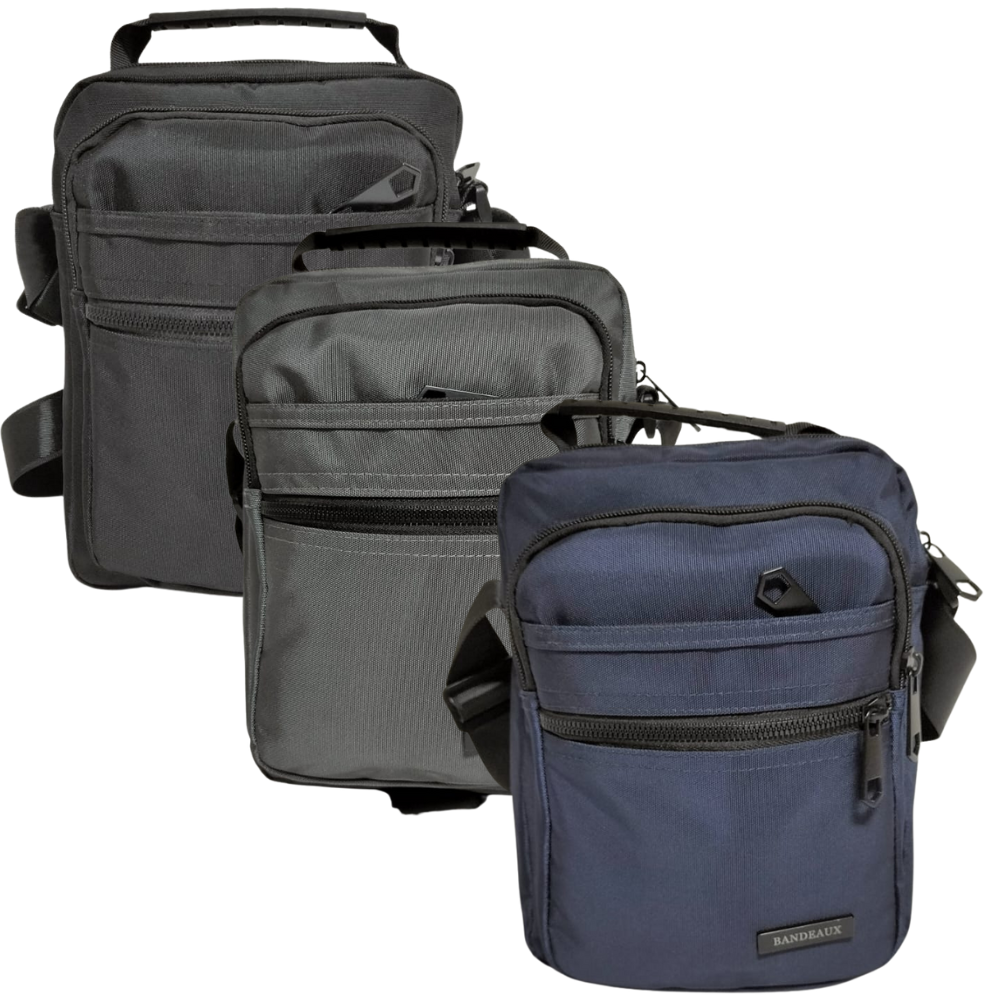 CX8704 Bandolera Caballero Nylon 26x20cm - Imagen 1
