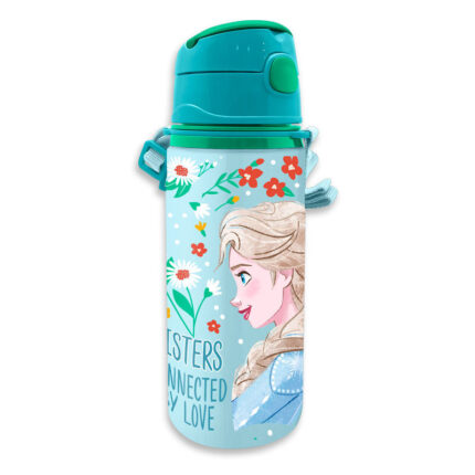 Cantimplora Aluminio Con Asa 600 Ml Frozen Disney