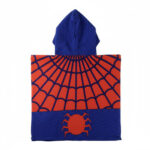 Poncho toalla Spiderman Marvel microfibra 55x110cm. Composición: 100% poliester. 250 gsm. - Imagen 2
