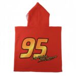 Poncho toalla Cars Disney microfibra 55x110cm. Composición: 100% poliester. 250 gsm. - Imagen 2